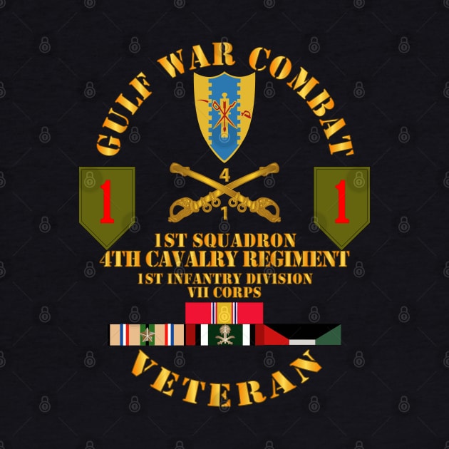 Gulf War Combat Cavalry Vet w  1st Squadron - 4th Cav - 1st ID by twix123844